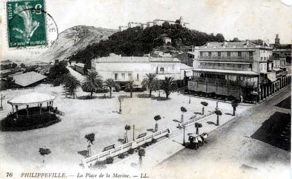 Philippeville - 1905 - La place de la Marine (Future Place Marqué)