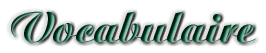 Vocabulaire et expressions